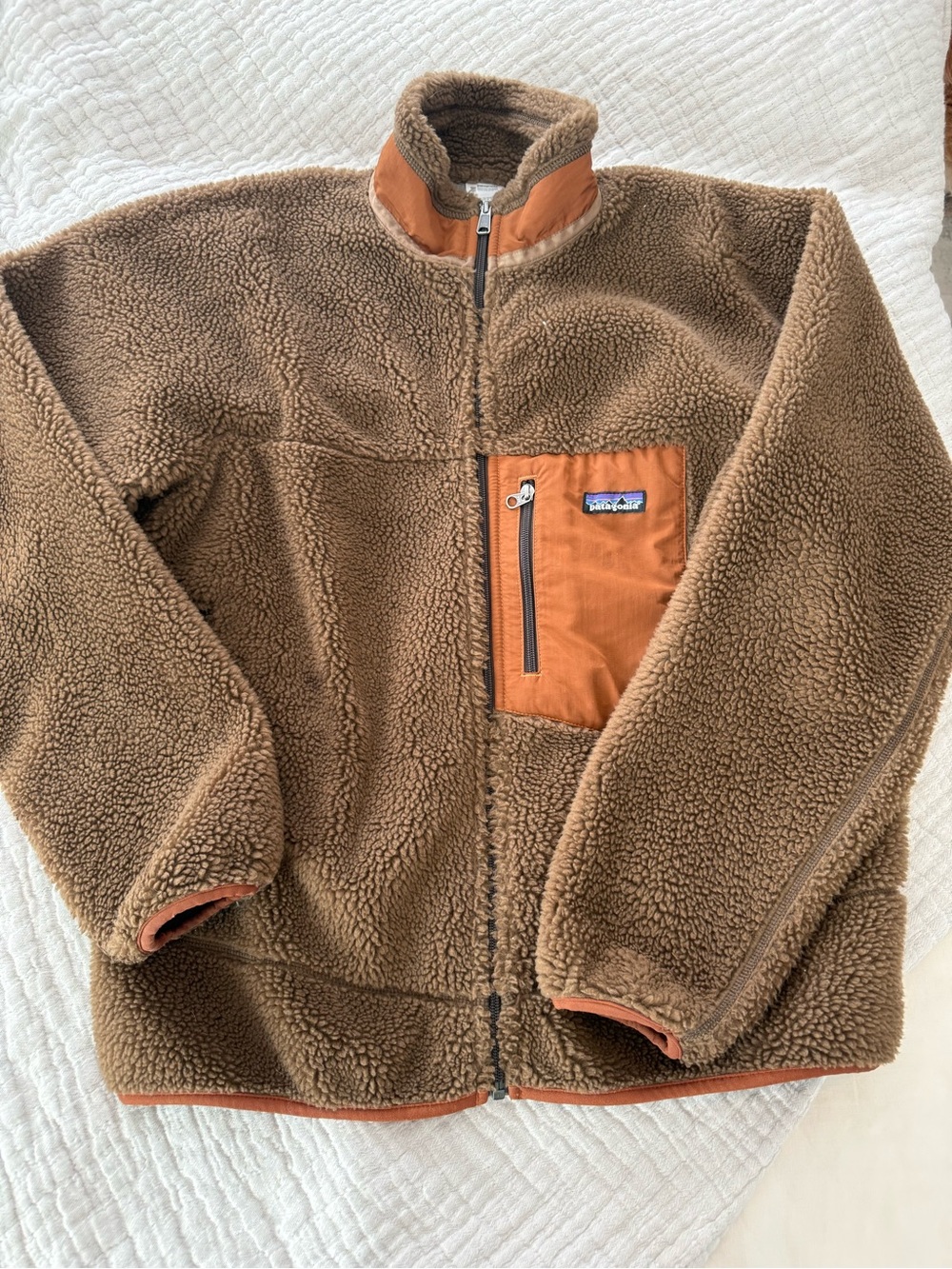 Patagonia Brown Sherpa Fleece Jacket EUC 1109